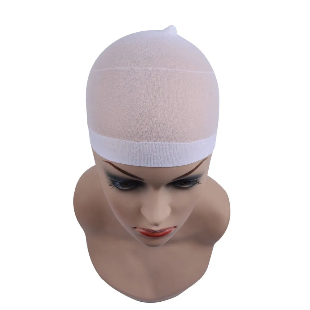 2 pcs/ Pack Wig Caps Hair NetS Weave  Hairnets Wig Nets Stretch Mesh Caps Stocking Caps  for Making Wigs Free Size